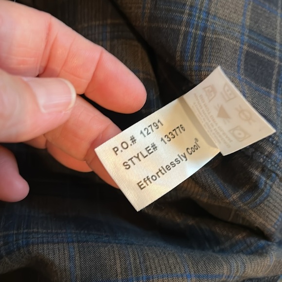 Carbon 2 Cobalt Corduroy Plaid Long Sleeve Button Down. Cozy. Rugged. EUC. XL - Picture 12 of 12